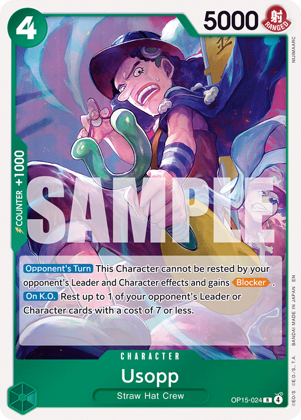 Usopp One Piece card