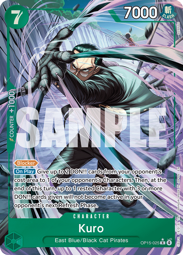 Kuro One Piece card