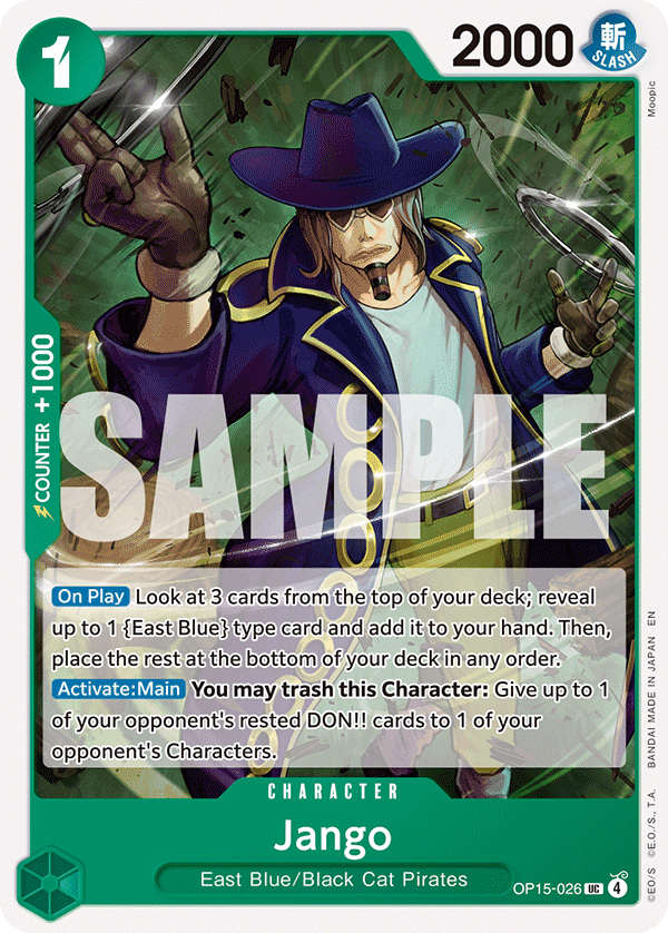 Jango One Piece card
