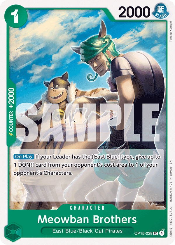 Meowban Brothers One Piece card