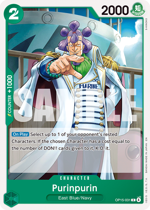 Purinpurin One Piece card