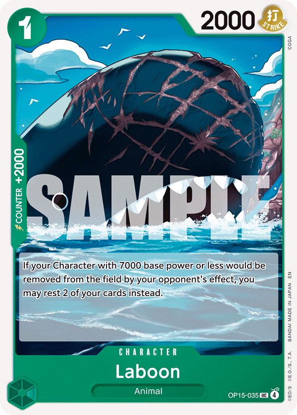 Laboon One Piece card