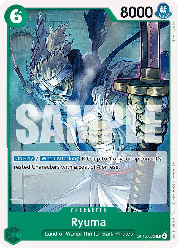 Ryuma One Piece card