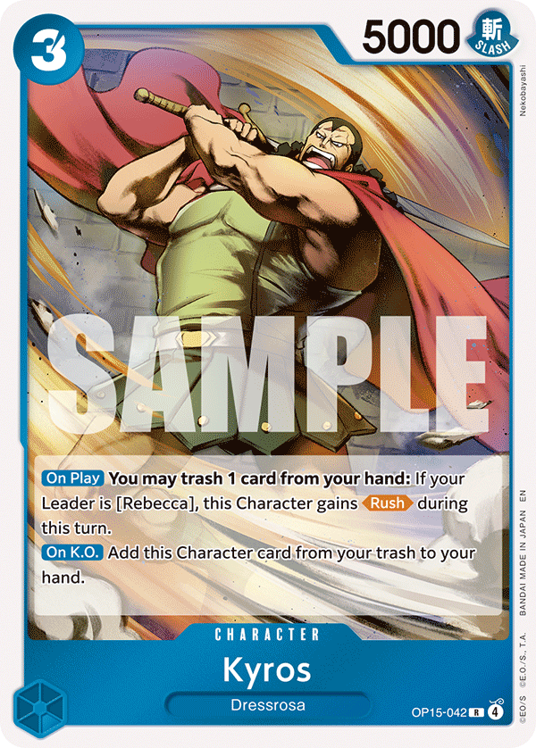 Kyros One Piece card