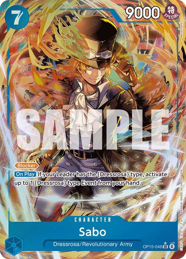 Sabo One Piece card