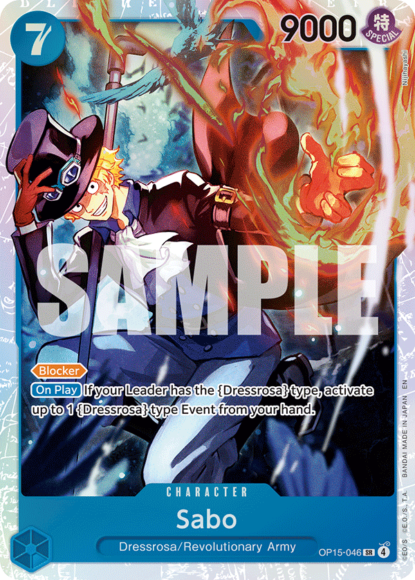 Sabo One Piece card