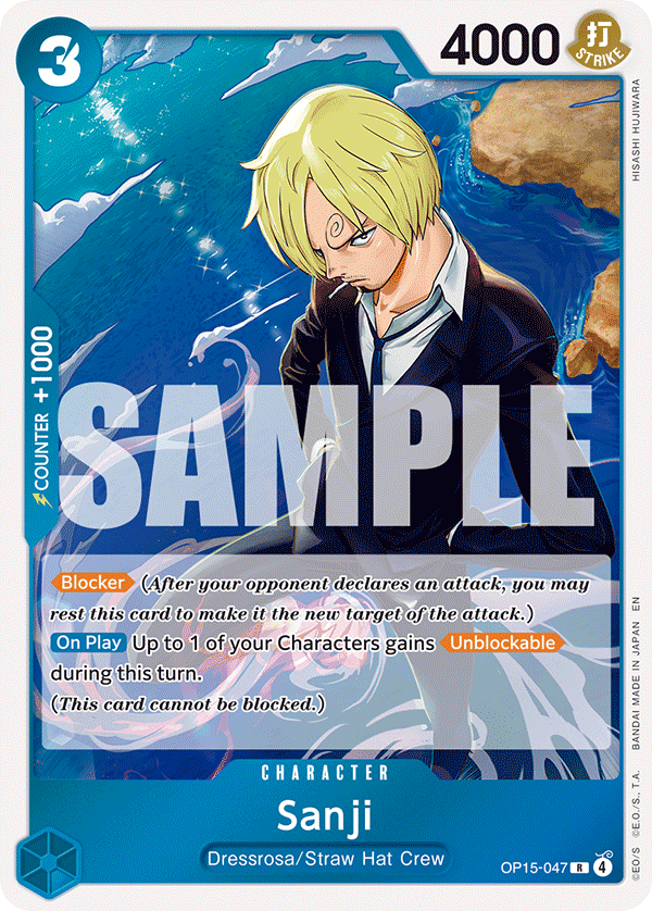 Sanji One Piece card