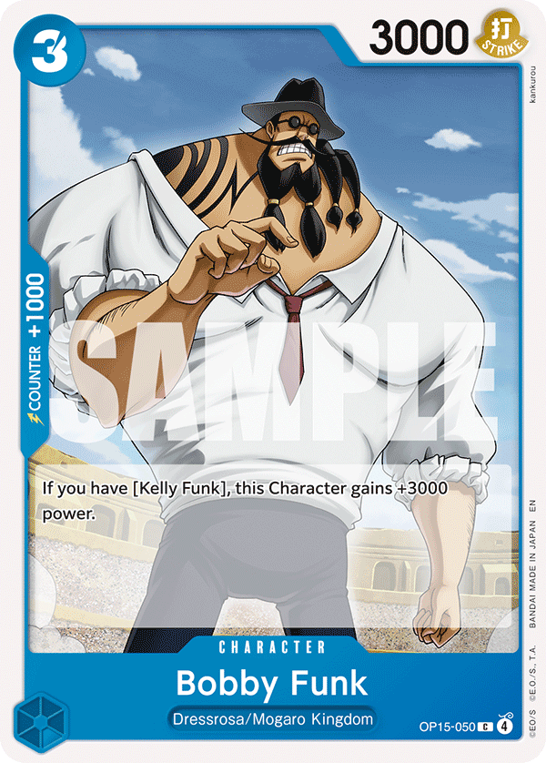 Bobby Funk One Piece card
