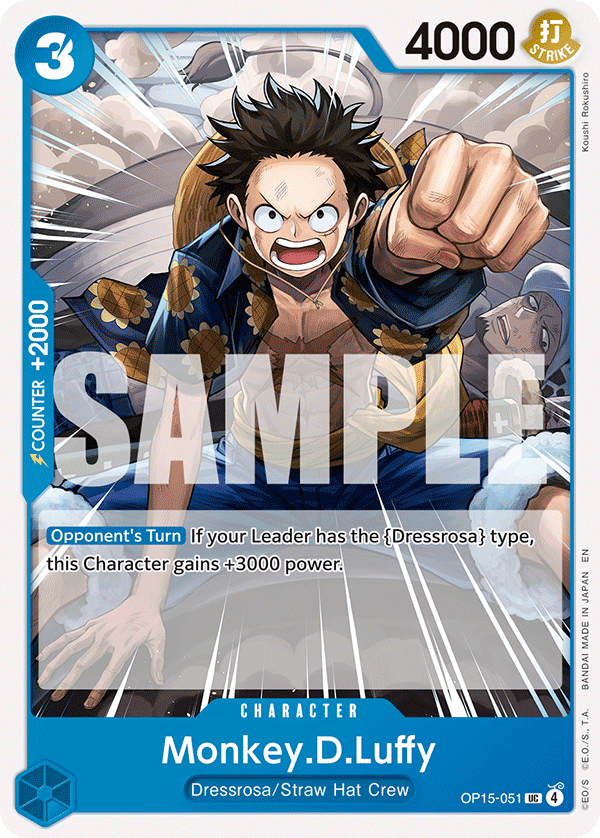 Monkey.D.Luffy One Piece card