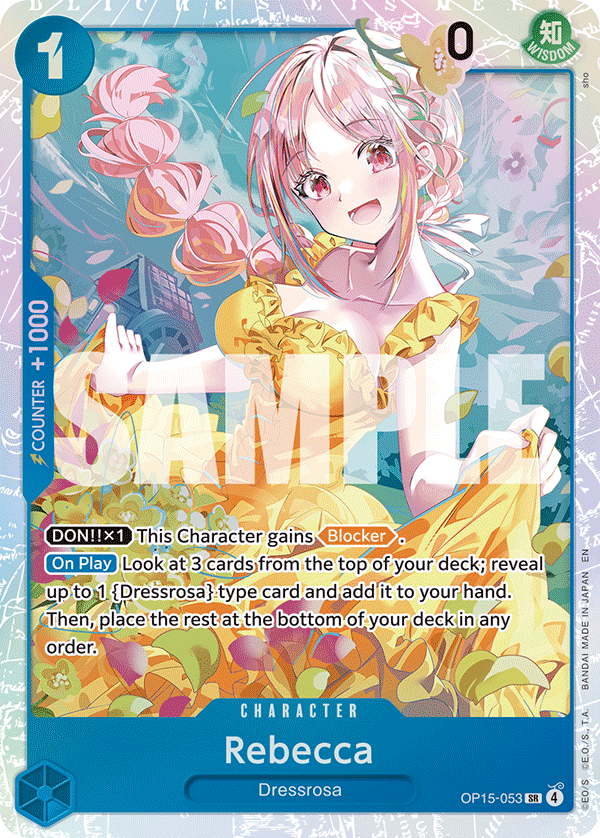 Rebecca One Piece card