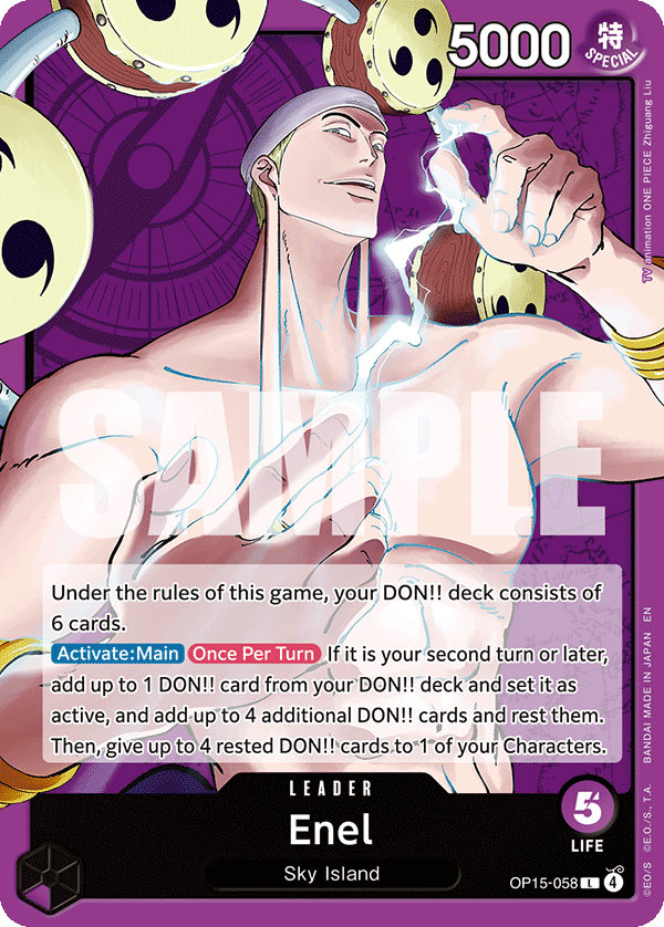 Enel One Piece card