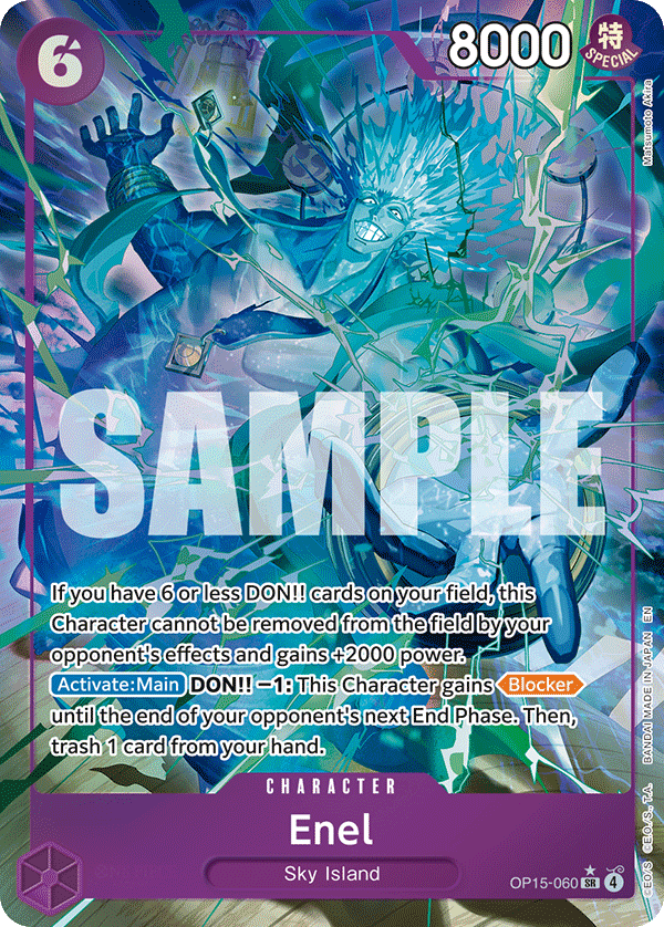 Enel One Piece card