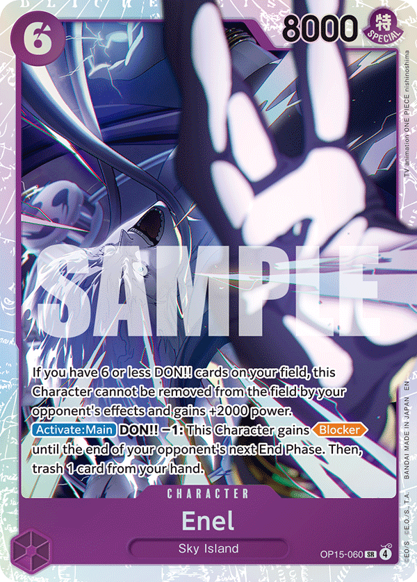 Enel One Piece card