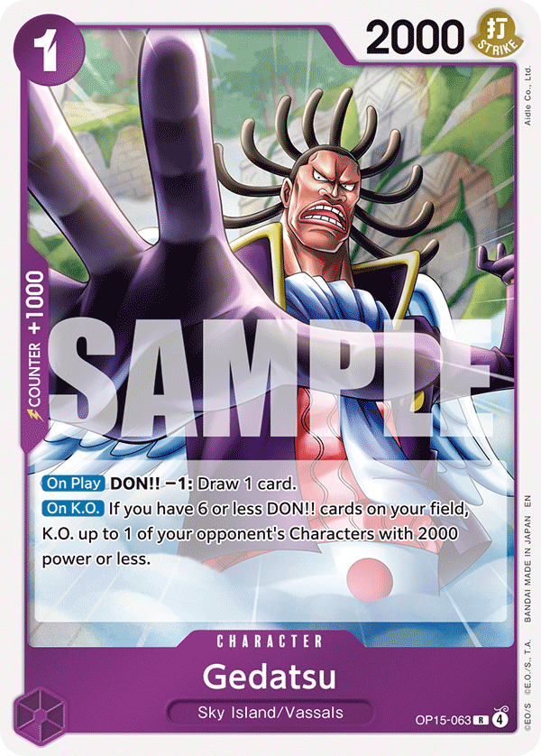 Gedatsu One Piece card