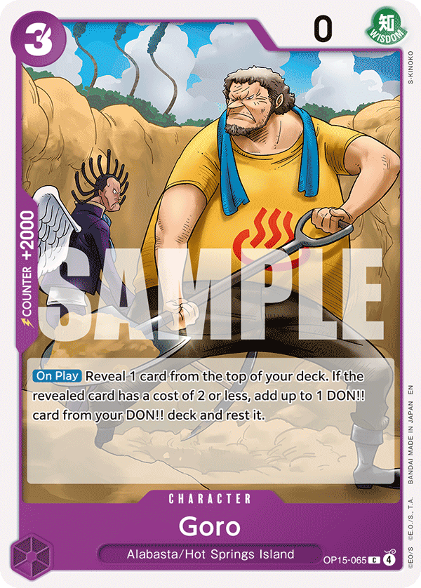 Goro One Piece card