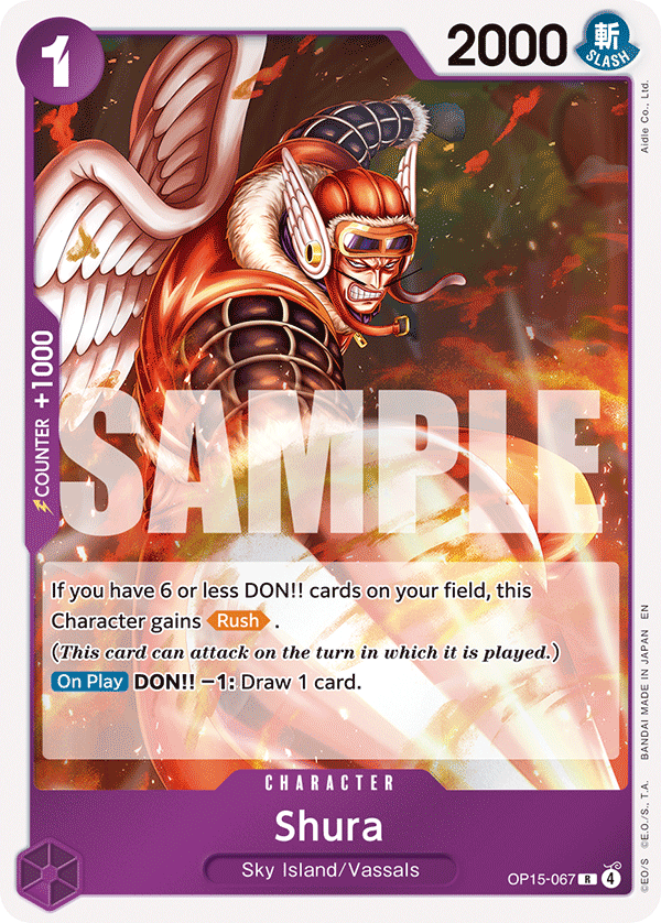 Shura One Piece card
