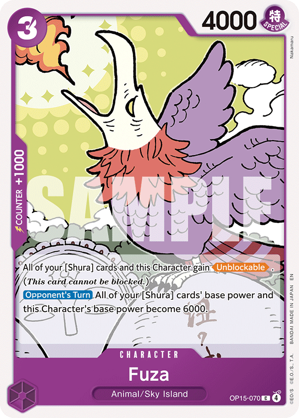 Fuza One Piece card