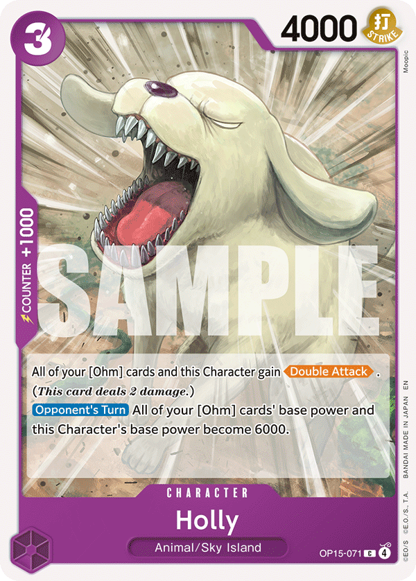 Holly One Piece card