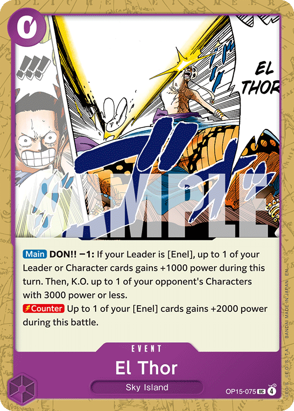 El Thor One Piece card