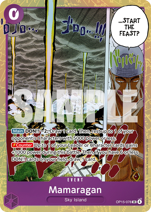 Mamaragan One Piece card