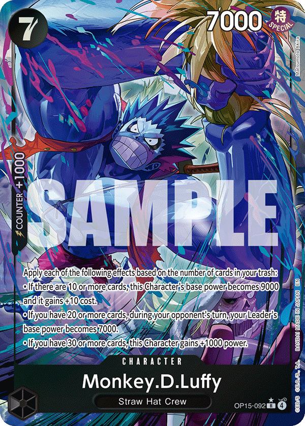 Monkey.D.Luffy One Piece card