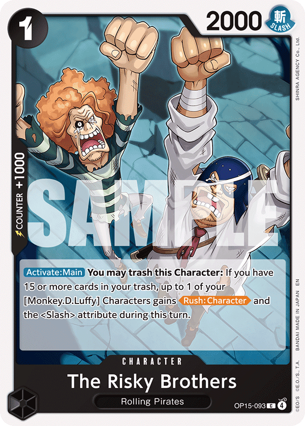 The Risky Brothers One Piece card