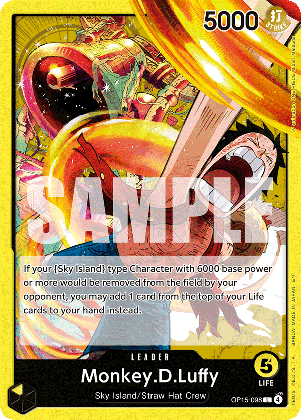 Monkey.D.Luffy One Piece card