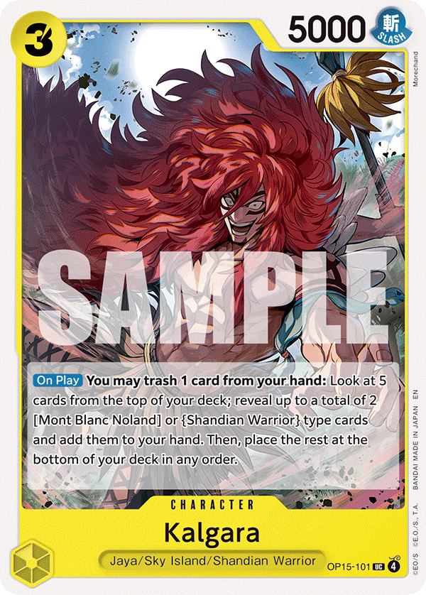 Kalgara One Piece card