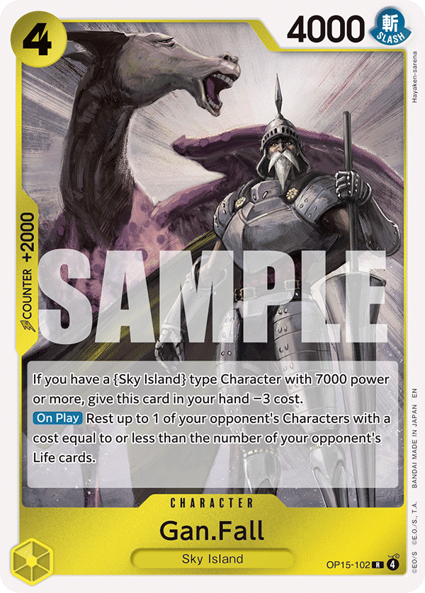 Gan.Fall One Piece card