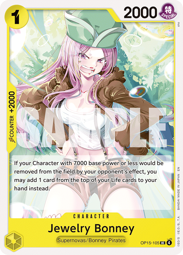 Jewelry Bonney One Piece card