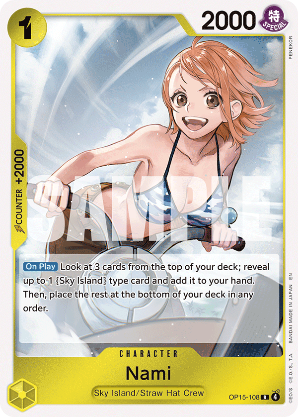 Nami One Piece card