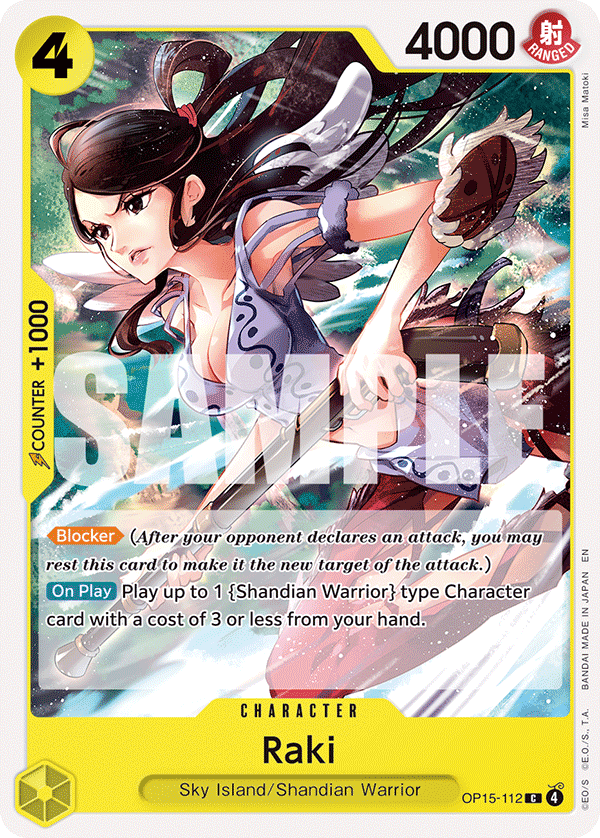 Raki One Piece card