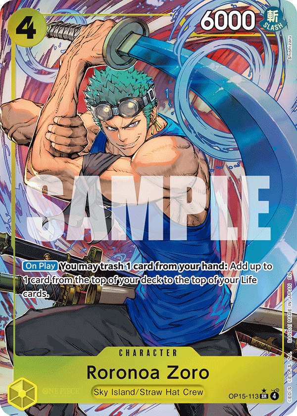 Roronoa Zoro One Piece card