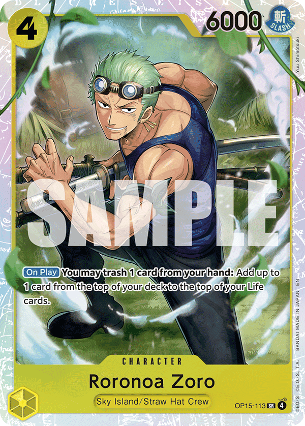 Roronoa Zoro One Piece card