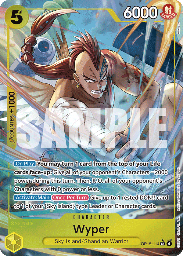 Wyper One Piece card