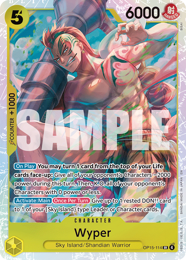 Wyper One Piece card