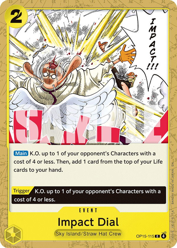 Impact Dial One Piece card