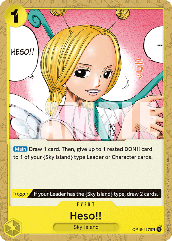 Heso!! One Piece card