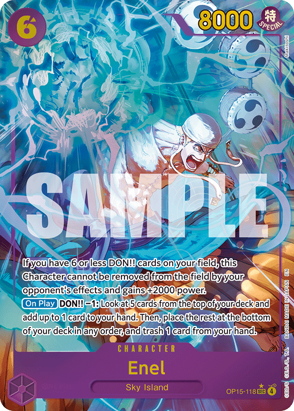 Enel One Piece card