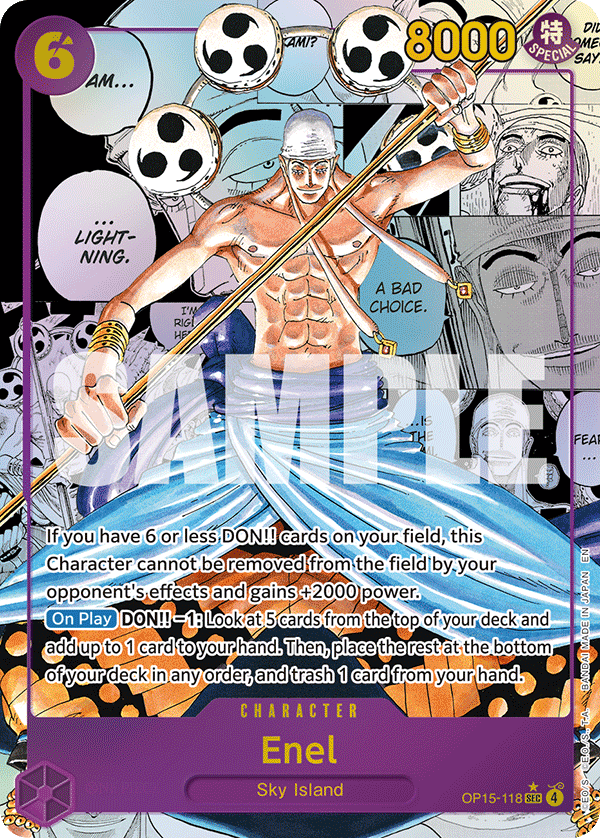 Enel One Piece card