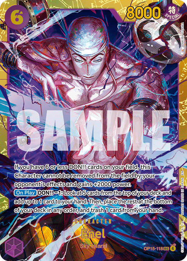Enel One Piece card