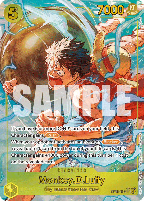 Monkey.D.Luffy One Piece card