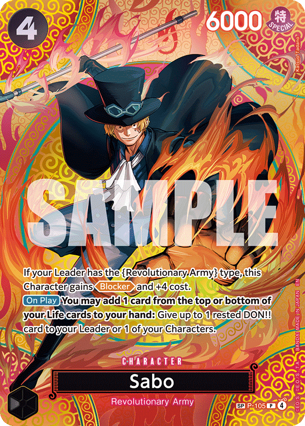 Sabo One Piece card