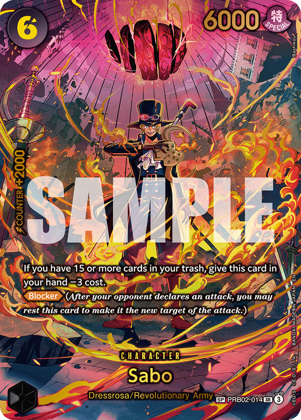 Sabo One Piece card