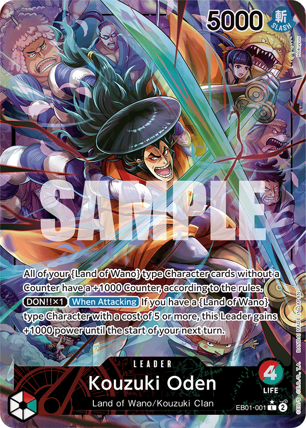 Kouzuki Oden One Piece card