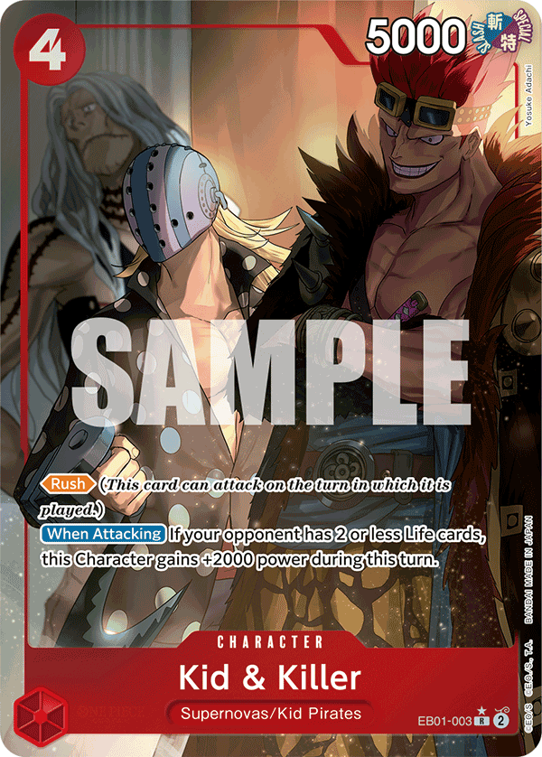Kid & Killer One Piece card