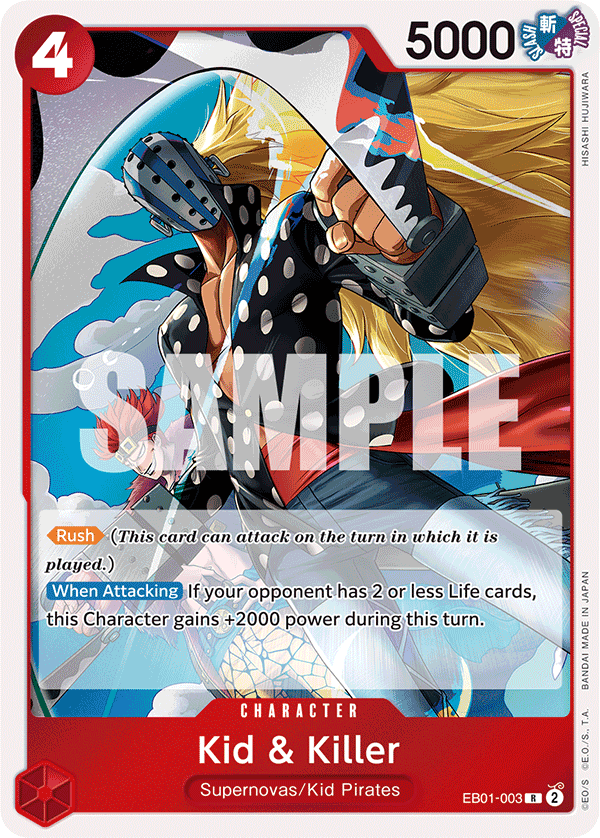 Kid & Killer One Piece card