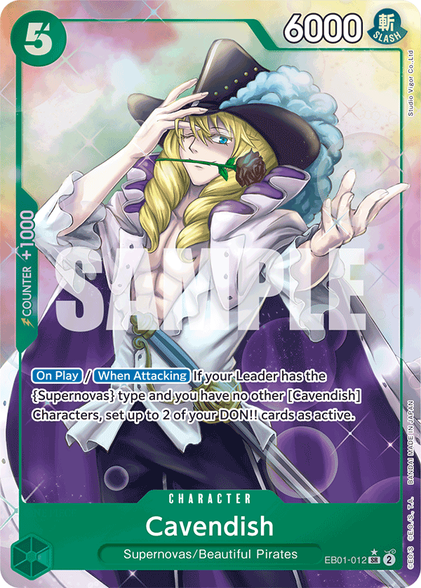 Cavendish One Piece card