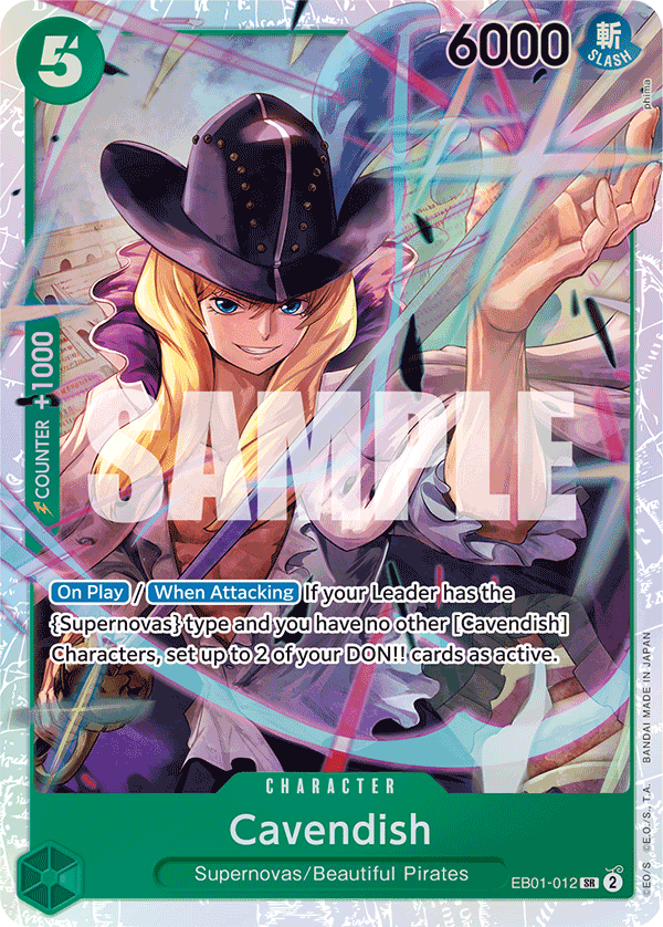 Cavendish One Piece card