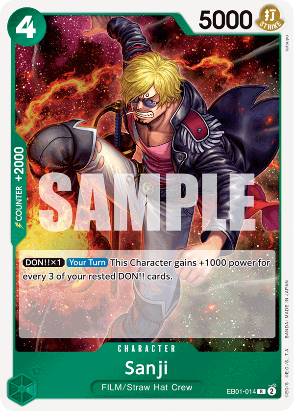 Sanji One Piece card
